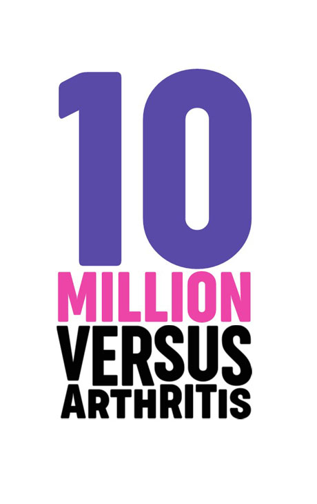 10 million Versus Arthritis logo