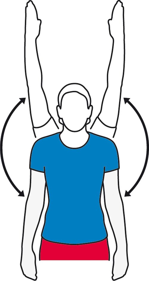 Seated Shoulder & Arm Overhead Stretch For Older Adults — More