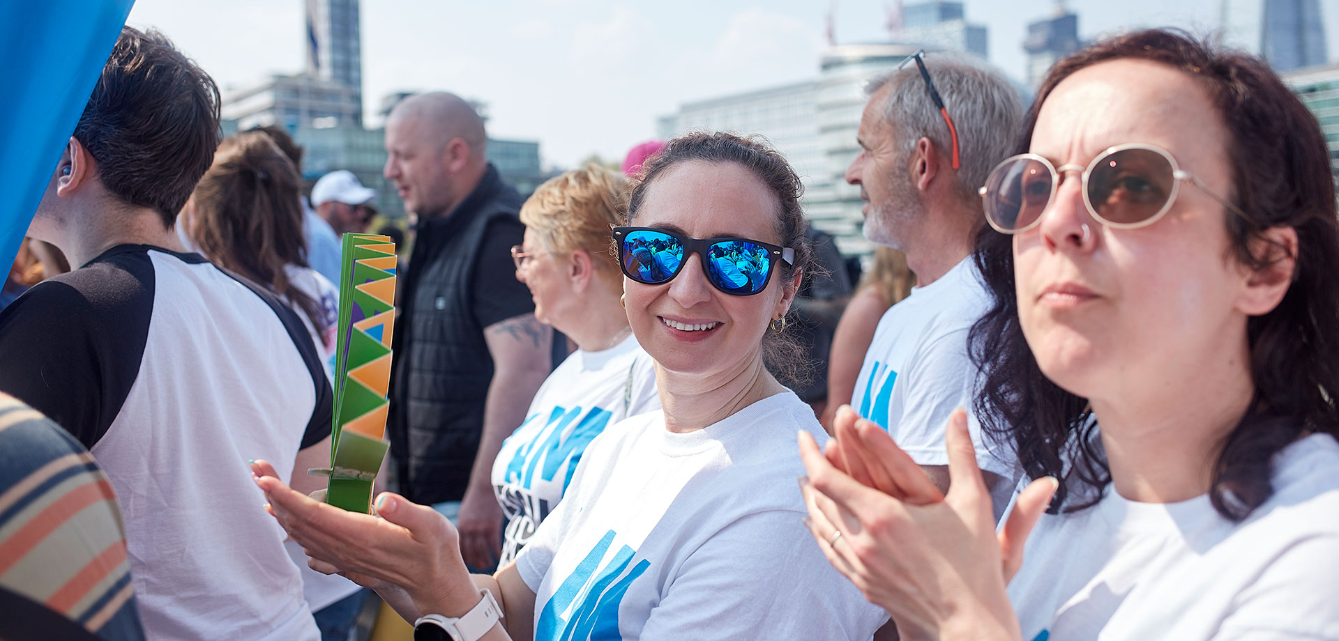 Arthritis fundraisers at an event