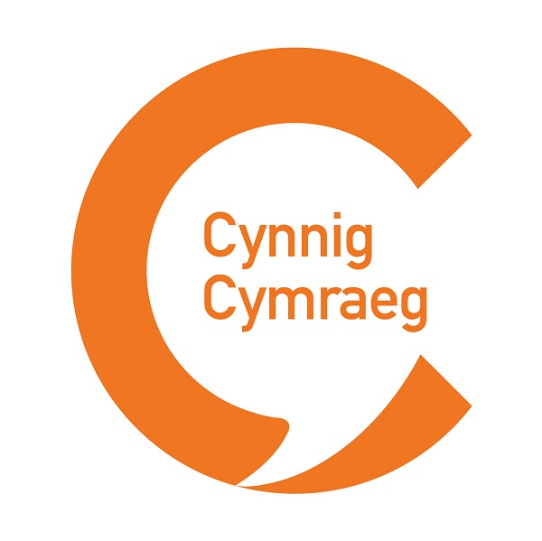 Orange logo for Cynnig Cymraeg