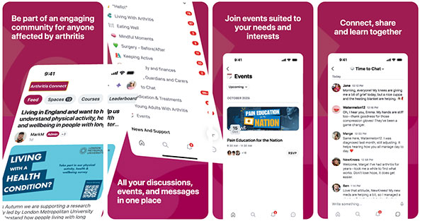 Arthritis Connect online community forum for parents and carers